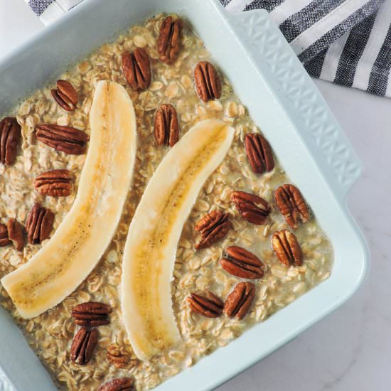 Baked Banana Bread Oatmeal