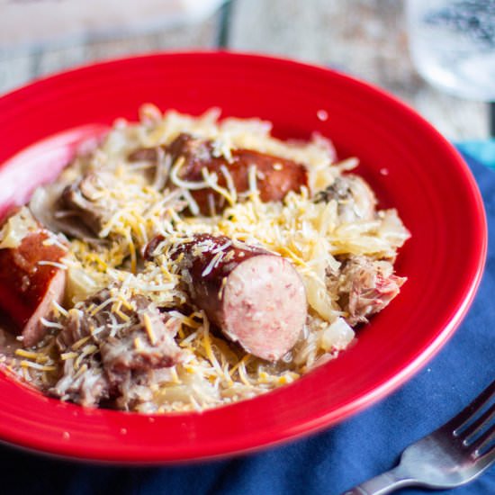 Kielbasa, Pork, & Sauerkraut