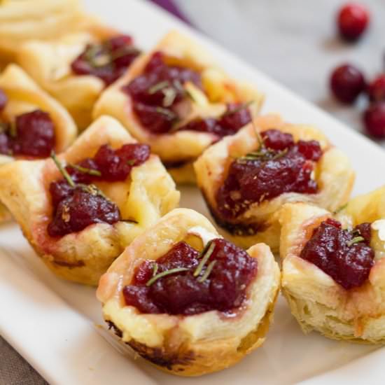 Cranberry Brie Bites