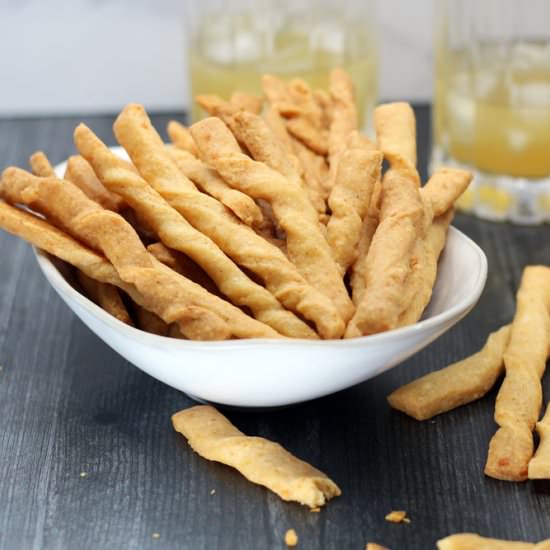 Gouda Cheddar Cheese Straws
