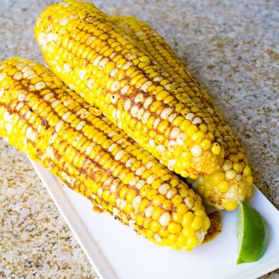 Grilled Mexican Street Corn