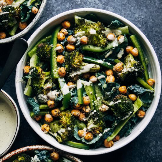 Vegan Kale Detox Salad
