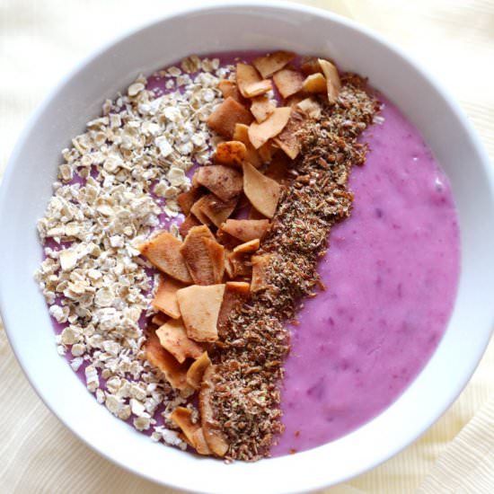 Purple Sweet Potato Yogurt Bowl