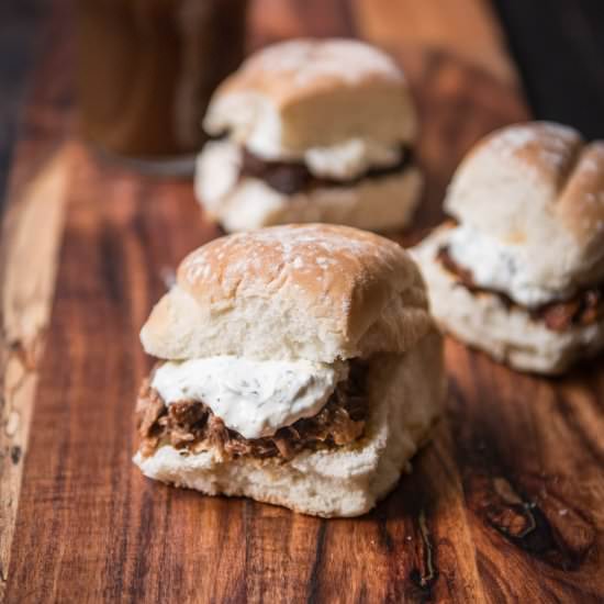 Stout Osso Buco Sliders