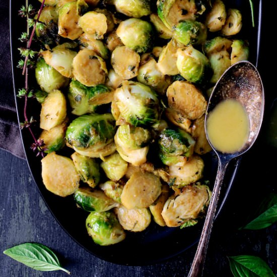 Brussels Sprouts Thai Curry Butter