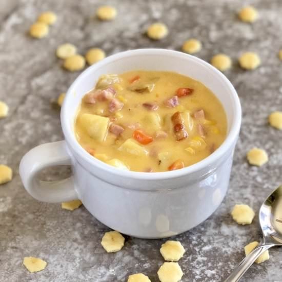 Cheesy Ham Chowder