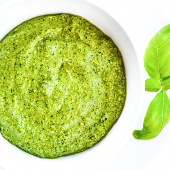 Vegan Basil Spinach Pesto