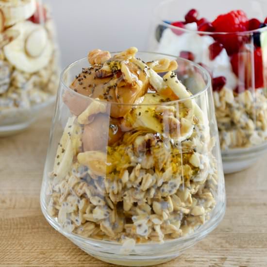 Healthy Overnight Oats with Chia