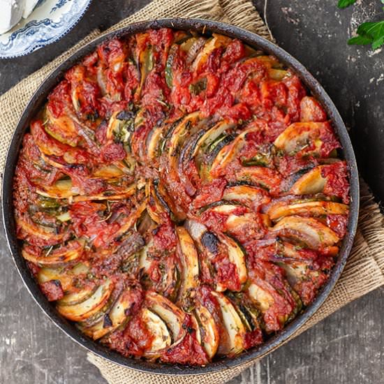 Briam: Greek Roasted Vegetables