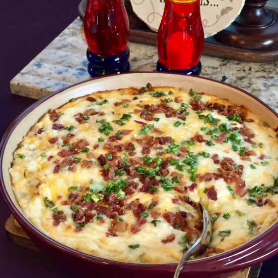 Pam’s Twice Baked Potato Casserole