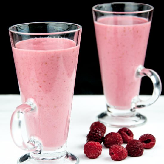 Green Tea, Raspberry and Smoothie