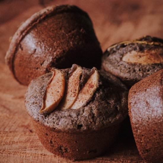 GF Buckwheat Flour Apple Muffins