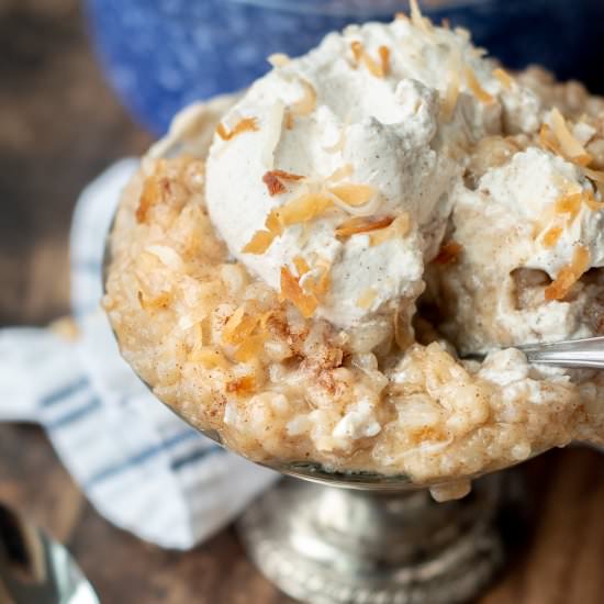 Coconut Rice Pudding