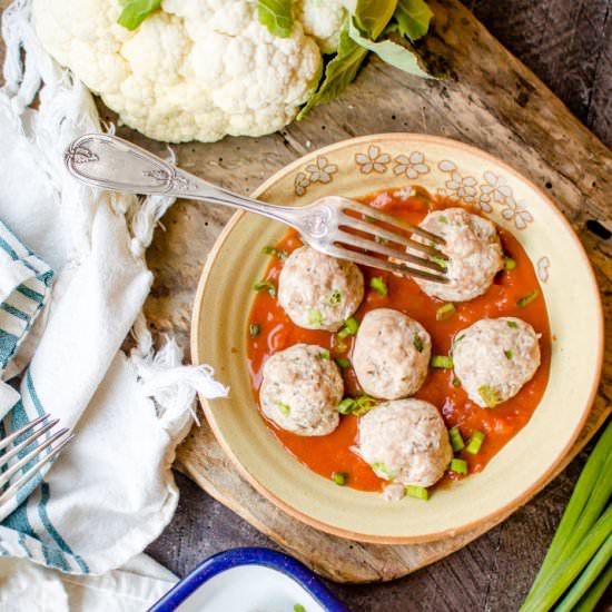 Chicken & Cauliflower Meatballs
