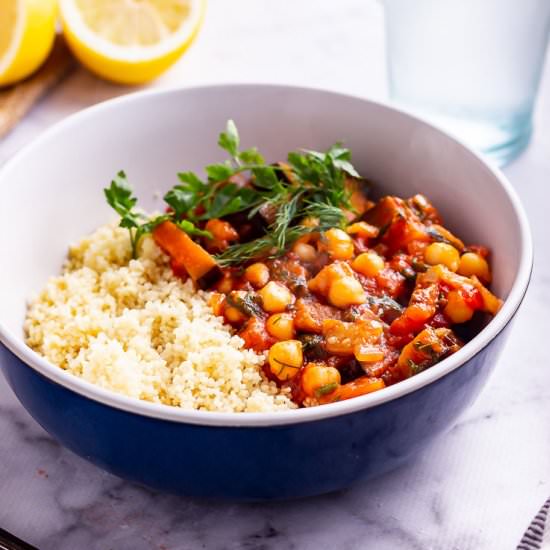 Harissa Chickpea Stew