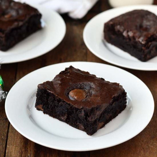 mint truffle brownies