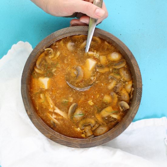 Hot and Sour Chicken Soup