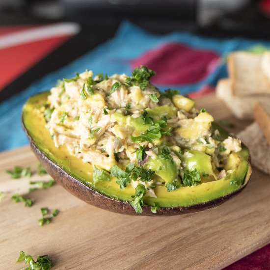 Tuna Avocado Boat