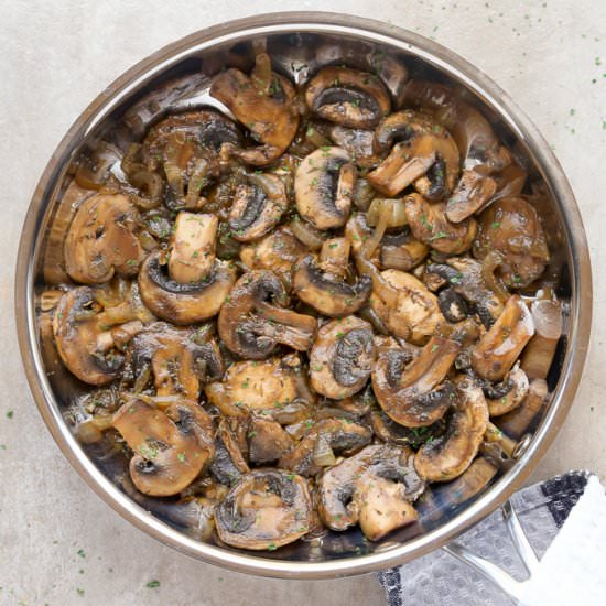 Sautéed Mushrooms and Onions