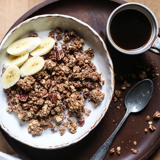 Pecan Espresso Granola