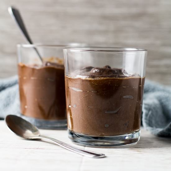 Chocolate Avocado Banana Pudding