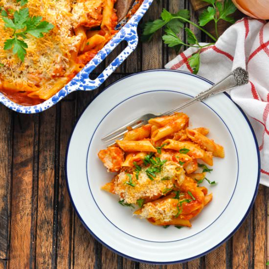 Dump-and-Bake Chicken Parmesan