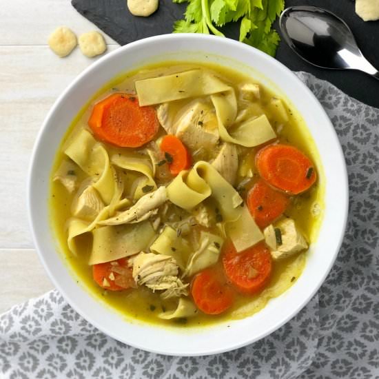 New-Fashioned Chicken Noodle Soup