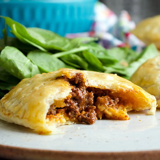 Cheesy Sloppy Joe Hand Pies