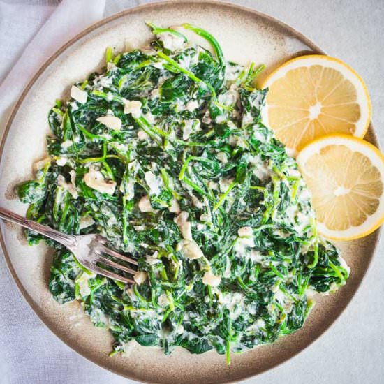 Detox Greek Yogurt Creamed Spinach