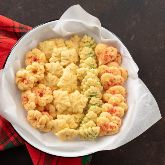 Extra Buttery Spritz Cookies