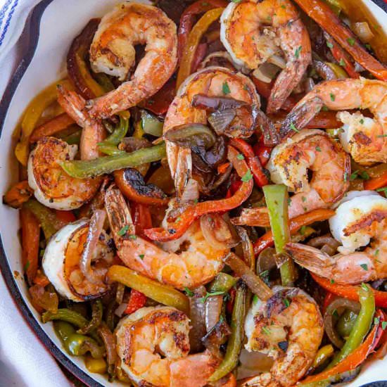 Shrimp Fajitas