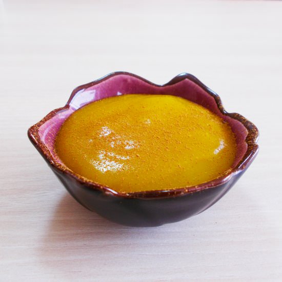 Vegan Pumpkin Cinnamon Custard