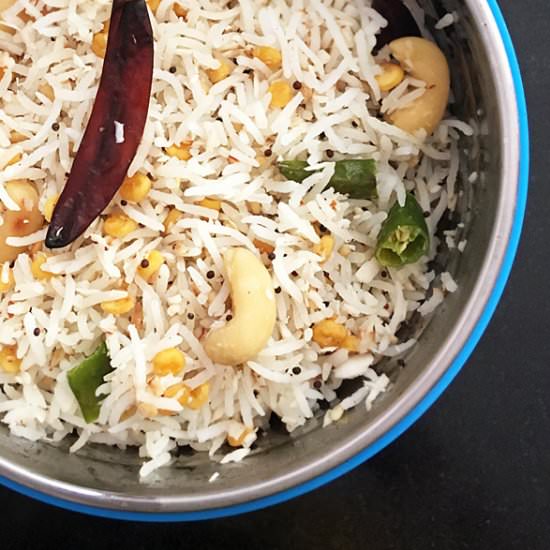 Coconut Rice with Cashews