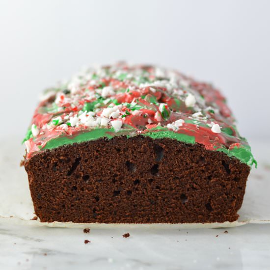 Peppermint Bark Chocolate Bread