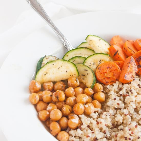 Chickpea Quinoa Bowls