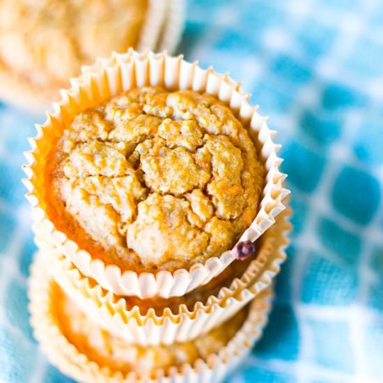 Quinoa Carrot Cake Muffins