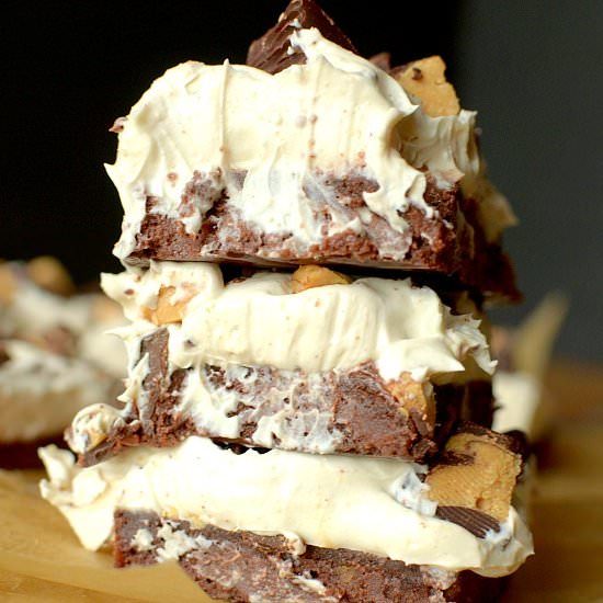 Peanut Butter Pie Brownies