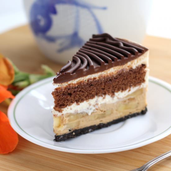 Peanut Butter Banana Cake
