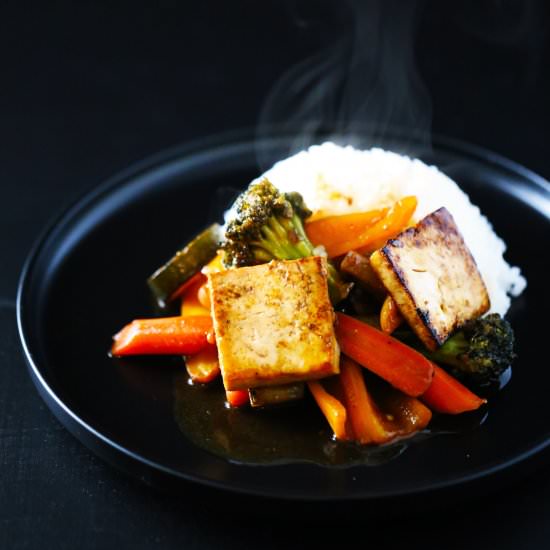 Stir-fry sauce for vegetables