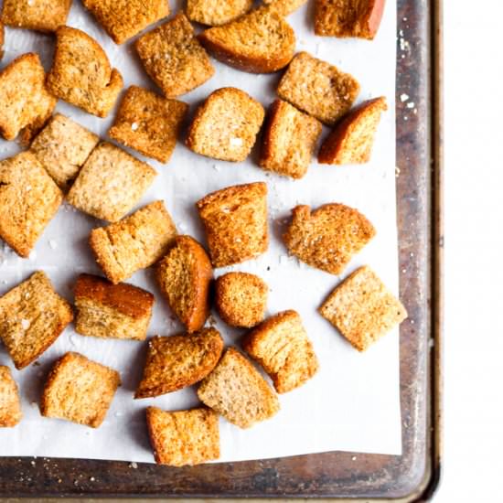 Air-Fried Croutons