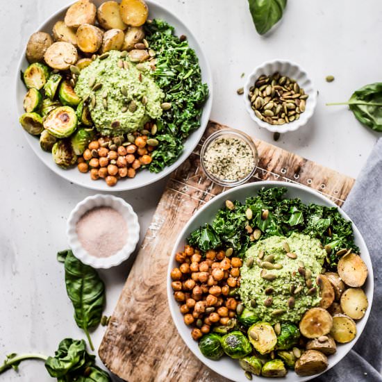 Green Goddess Pesto Bowls