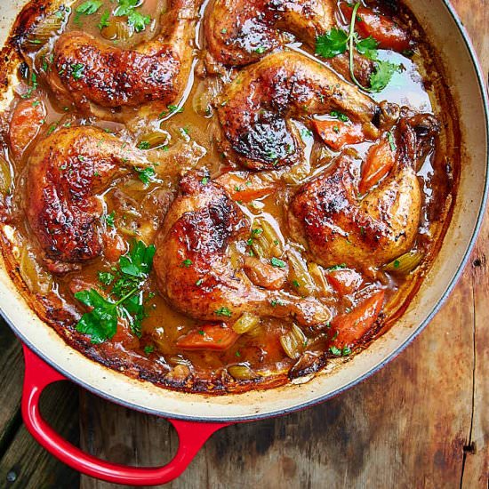 Rustic Braised Chicken