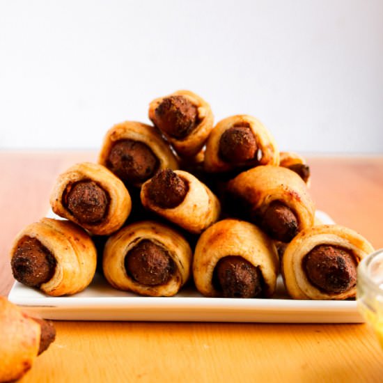 Carrot Dogs in a Blanket