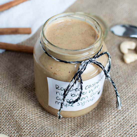 Cashew Nut Butter With Maple Syrup