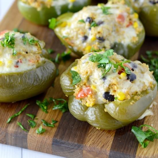 Vegetarian Quinoa Stuffed Peppers