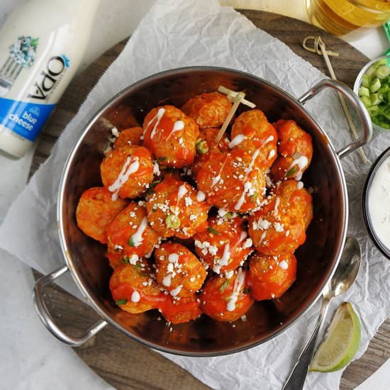 Buffalo Chicken Meatballs