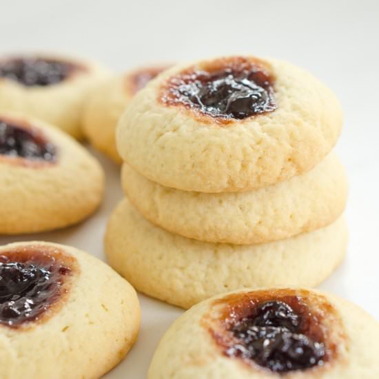 Sour Cherry Thumbprint Cookies