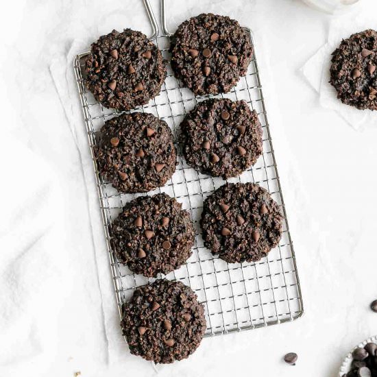 Flourless Chocolate Oatmeal Cookies