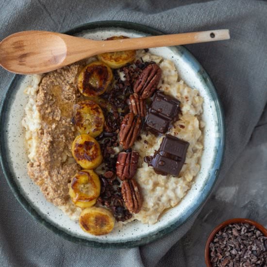 Caramelized Banana Oatmeal