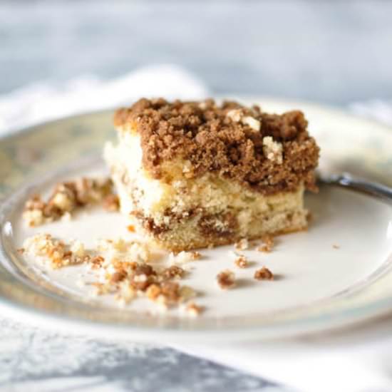Streusel Cinnamon Coffee Cake